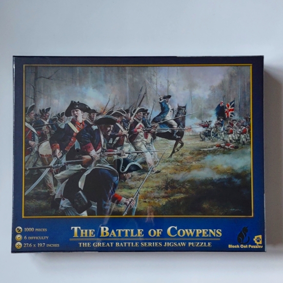 The Battle of Cowpens The Great Battle Series Jigsaw Puzzle Block Cat Puzzles - Picture 2 of 14
